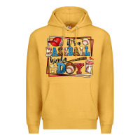 Mustard its a baseball kinda day Premium Hoodie - AdoDesignShop