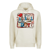 Oatmeal Heather its a baseball kinda day Premium Hoodie - AdoDesignShop