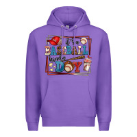 Purple its a baseball kinda day Premium Hoodie - AdoDesignShop