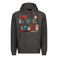 Smoke its a baseball kinda day Premium Hoodie - AdoDesignShop