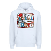 White its a baseball kinda day Premium Hoodie - AdoDesignShop