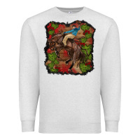 Oatmeal Heather valentine's day cowboy cactus rose Premium Sweatshirt - RanaPortraitStore