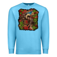 Ocean Blue valentine's day cowboy cactus rose Premium Sweatshirt - RanaPortraitStore
