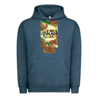 Pigment Midnight Navy strong black queen 12 oz can cooler (slim) Urban Hoodie - Artiststas