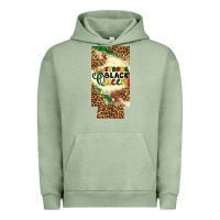 Pigment Oil Green strong black queen 12 oz can cooler (slim) Urban Hoodie - Artiststas