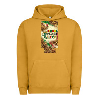 Pigment Peanut Butter strong black queen 12 oz can cooler (slim) Urban Hoodie - Artiststas