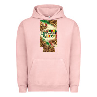 Pigment Salmon strong black queen 12 oz can cooler (slim) Urban Hoodie - Artiststas