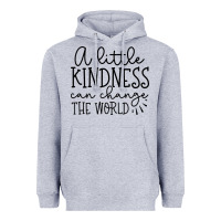 Heather Grey the world Heavyweight Hoodie - Unal Design