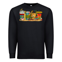 Black teacher fuel coffee cups Premium Sweatshirt - texasbilliewilder