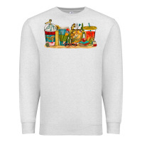 Oatmeal Heather teacher fuel coffee cups Premium Sweatshirt - texasbilliewilder