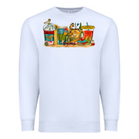 White teacher fuel coffee cups Premium Sweatshirt - texasbilliewilder