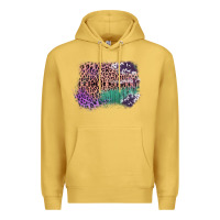 Antique Gold Leopard, Cowhide, Wood Pattern Frame Premium Hoodie - Bettercallsaul