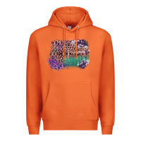 Carrot Leopard, Cowhide, Wood Pattern Frame Premium Hoodie - Bettercallsaul