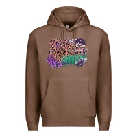 Chestnut Leopard, Cowhide, Wood Pattern Frame Premium Hoodie - Bettercallsaul