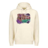 Sandshell Leopard, Cowhide, Wood Pattern Frame Premium Hoodie - Bettercallsaul