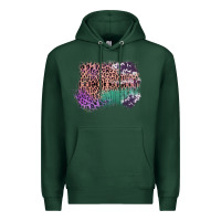 Sports Green Leopard, Cowhide, Wood Pattern Frame Premium Hoodie - Bettercallsaul