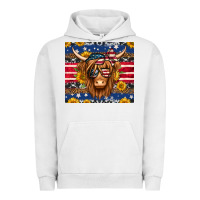 Pigment Lunar Rock 4th of july longhaired cow tumbler Urban Hoodie - Jasminsmagicworld