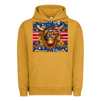 Pigment Peanut Butter 4th of july longhaired cow tumbler Urban Hoodie - Jasminsmagicworld