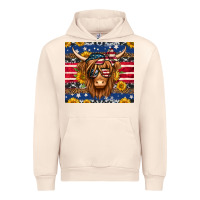 Sandshell 4th of july longhaired cow tumbler Urban Hoodie - Jasminsmagicworld