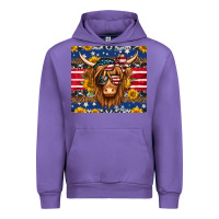 Tulip 4th of july longhaired cow tumbler Urban Hoodie - Jasminsmagicworld
