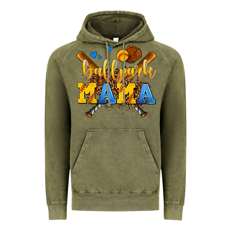 Ballpark Mama Vintage Hoodie by AdoDesignShop | Teevron