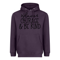 Plum be kind Heavyweight Hoodie - Unal Design