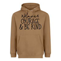 Toasted Coconut be kind Heavyweight Hoodie - Unal Design