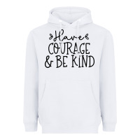 White be kind Heavyweight Hoodie - Unal Design
