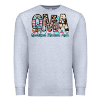 Heather Grey qma qualified medical aide Premium Sweatshirt - Zillion Design Studio