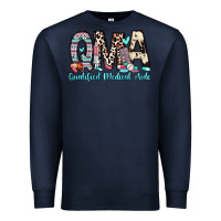 Navy qma qualified medical aide Premium Sweatshirt - Zillion Design Studio