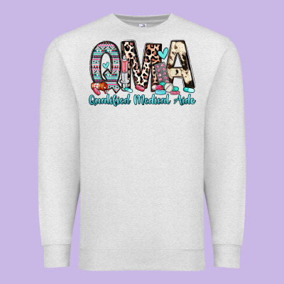 Premium Sweatshirt qma qualified medical aide