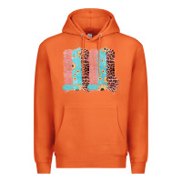 Carrot Sunflower Leopard Jute Pattern Brushstrokes Premium Hoodie - Bettercallsaul