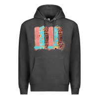Charcoal Heather Sunflower Leopard Jute Pattern Brushstrokes Premium Hoodie - Bettercallsaul