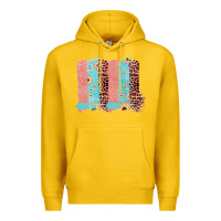 Lemon Sunflower Leopard Jute Pattern Brushstrokes Premium Hoodie - Bettercallsaul