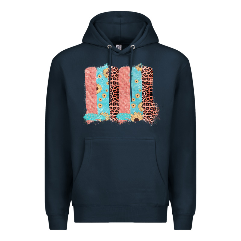 Sunflower Leopard Jute Pattern Brushstrokes Premium Hoodie by Bettercallsaul | Teevron