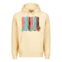 Pina Colada Sunflower Leopard Jute Pattern Brushstrokes Premium Hoodie - Bettercallsaul