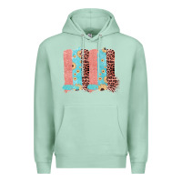 Seafoam Sunflower Leopard Jute Pattern Brushstrokes Premium Hoodie - Bettercallsaul