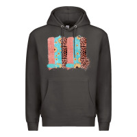 Smoke Sunflower Leopard Jute Pattern Brushstrokes Premium Hoodie - Bettercallsaul