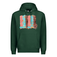 Sports Green Sunflower Leopard Jute Pattern Brushstrokes Premium Hoodie - Bettercallsaul
