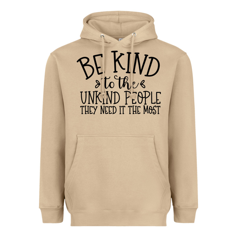 Be Kind Heavyweight Hoodie by Unal Design | Teevron