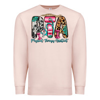 Pale Pink pta physical therapy assistant Premium Sweatshirt - Zillion Design Studio
