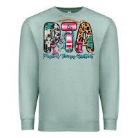 Seafoam pta physical therapy assistant Premium Sweatshirt - Zillion Design Studio