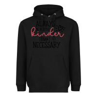 Black always Heavyweight Hoodie - Unal Design