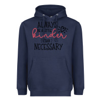 Navy always Heavyweight Hoodie - Unal Design