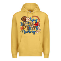 Antique Gold hey batter batter swing Premium Hoodie - AdoDesignShop