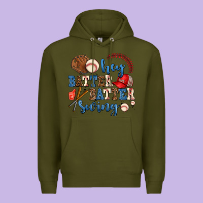 Hey Batter Batter Swing Premium Hoodie Designed By Adodesignshop