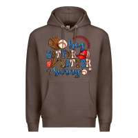 Coffee hey batter batter swing Premium Hoodie - AdoDesignShop