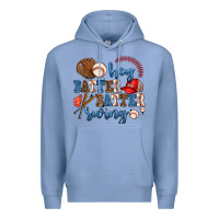Colony Blue hey batter batter swing Premium Hoodie - AdoDesignShop