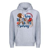 Heather Grey hey batter batter swing Premium Hoodie - AdoDesignShop