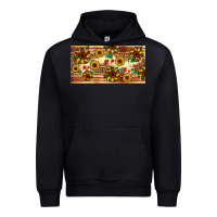 Black juneteenth sunflower's licence plate template Urban Hoodie - Artiststas